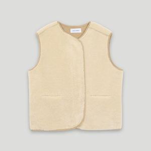 [코데즈컴바인] 덤블 스웨이드 배색 조끼 (CKD-VE380WB)