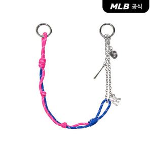 [MLB공식] 26N 베이직 컬러 로프 키링 NY (Pink) 3AETS016N-50PKS