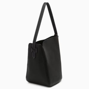 [헤지스ACC][H-EDGE] 엣지백 시그니처 블랙 레더 숄더백M HIBA6E357BK