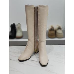 한슈 세이브존03 릴리 투톤 금장 기모안감 롱부츠힐 7cm AGHS372656voA