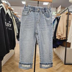 컬리수 HC33 레터링롤업 데님팬츠 C251DN253P