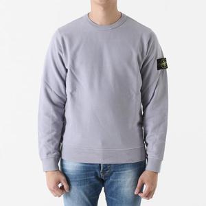 스톤아일랜드 가먼트다이드 기모 맨투맨 라벤더 791562420 V0047