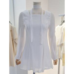 [르샵]투웨이 스트랩 스퀘어넥 미니 원피스 (BP2OP003A)