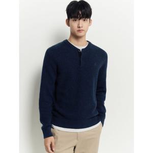 [빈폴멘] 버튼넥 풀오버 니트  네이비 (BC5951C32R)