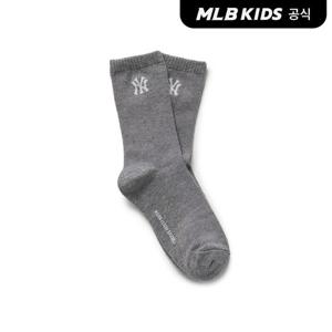 [MLB키즈공식]26N 베이직 단목 양말 NY (L.Melange Grey)7ASOB016N-50MGL