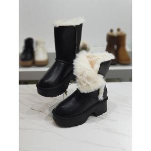 한슈 세이브존03 몽실 퍼 플랫폼 롱부츠 6cm AGHS11174vsA