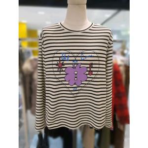 베네통  스트라이프 프린팅 티셔츠BATS94611