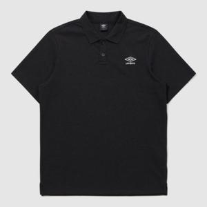M 엄브로반팔티 LQC UQ123CTS39-BLK 에센셜 카라 반팔 티셔츠 / BLACK