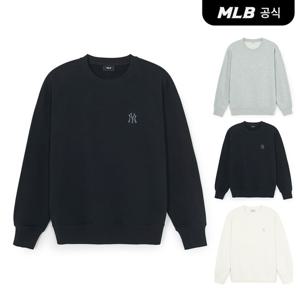 [MLB공식] 26SS 공용 베이직 스몰로고 오버핏 맨투맨 (3 COLOR) 3AMTB0161