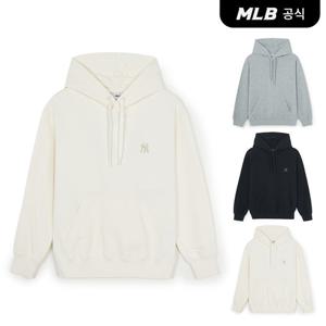 [MLB공식] 26SS 공용 베이직 스몰로고 오버핏 후드티 (3 COLOR) 3AHDB0161