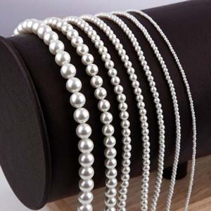 시후주얼리 클래식 화이트 고급 핵진주목걸이 2 3 4 5 6 8 10mm NS056N 심플진주목걸이 패션진주목걸이 기본템 기본진주목걸이