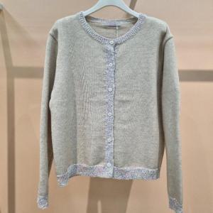 라티움 HC34 신축성좋은스타띠배색라인짧은니트가디건 T2613CD03