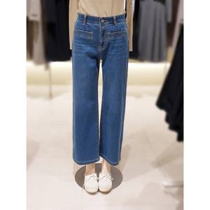 [숲]약기모 인밴딩 와이드기모청바지  SBBDP38