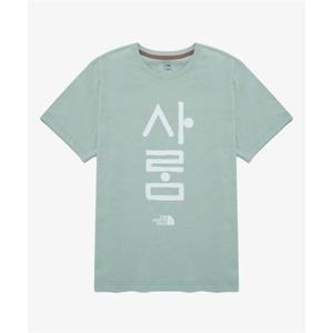 노스페이스 NT7UR54C TNF 한글 반팔 라운드티 6 257183