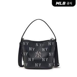 [MLB공식] 26N 클래식 모노그램 엠보 버킷백 NY (Black) 3ABMME16N-50BKS