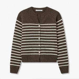 보브  (7155450017) 스트라이프 가디건