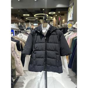 비티알 MG01 BTR 겨울 여성 반팔 패딩 BWJ6647W