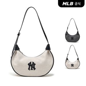 [MLB공식] 26N 베이직 캔버스 호보백 (2 COLOR) 3ABQB016N
