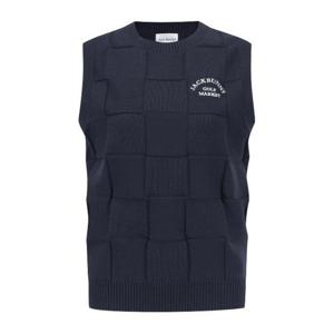 M 파리게이츠골프조끼 NQC 521E1SWJ23_NA 여성 잭바니 체크 조직감 니트 베스트