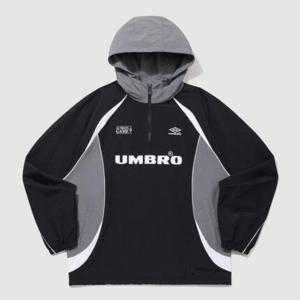 엄브로자켓 PQA UQ123CWT21-BLK HBL 스포티 캐주얼 후드 아노락 / BLACK