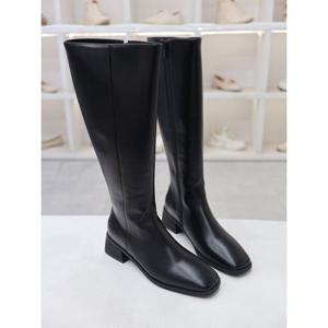 [코디엘루]심플 캐주얼 기모안감 여성 롱부츠 5cm CDMD501122