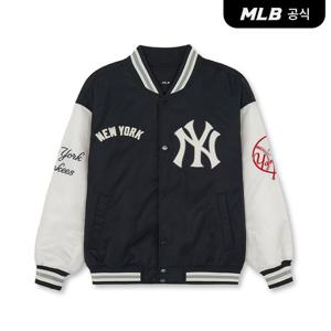 [MLB공식] 26SS 공용 시그니처 나일론 바시티점퍼 NY (Black) 3AJPV2161-50BKS