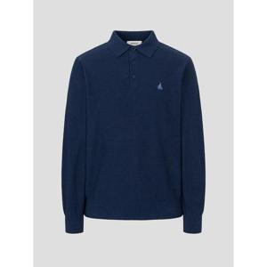 [빈폴멘] 코튼 베이직 칼라넥 니트  네이비 (BC6251C04R)