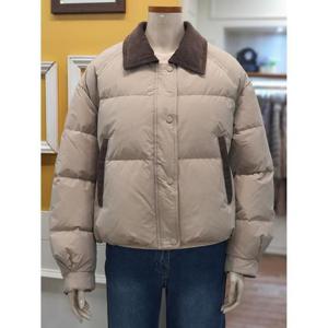 BCBG 세이브존01 코듀로이 카라 숏 점퍼 B5A1F872A