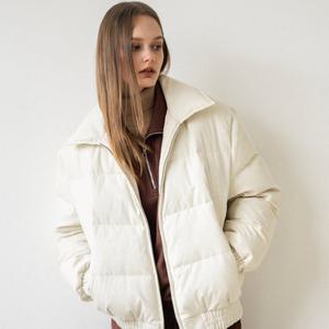 [제너럴아이디어]UNISEX 코듀로이 덕다운 숏 푸퍼 [IVORY] / SBC4U07006