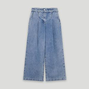 [코데즈컴바인] 벨티드 턱 와이드데님 (CLA-DP504W2)