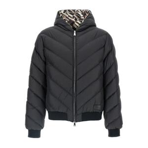 펜디 퀼티드 쉐브론 리버시블 후드 다운 재킷 FAA969AVIF F0GME