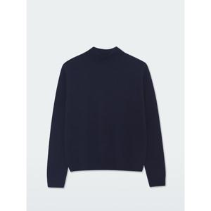 [유닛]캐시미어 베이직 터틀넥 클로버 풀오버 (UFKKTN44ZC-NAVY)