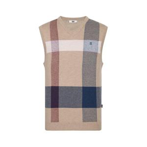 [닥스(셔츠)]울혼방 빅체크 베스트 DMP1SWVE201-I1LN