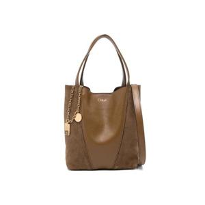 끌로에 스핀 스몰 그레인 레더 토트 백 CH26SS812Q7620V