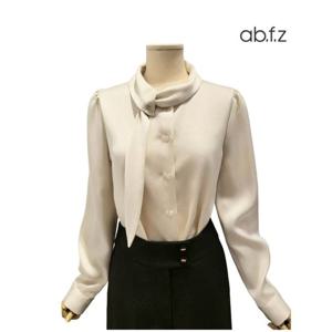 [에이비에프지]솔리드 긴팔 블라우스 APA1HB35B