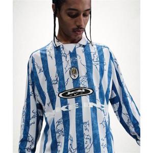 NIKE 에어 긴소매 저지 M - 사이킥 블루 라이트 아머리 블루 화이트 IB9007-436 1530131