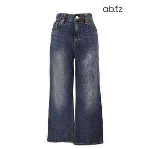 [에이비에프지]워싱 포인트 데님 와이드 팬츠 APA5HE34G