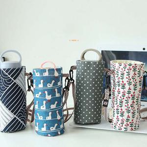 텀블러백 미니 캔버스 에코백 가방 크로스 커피