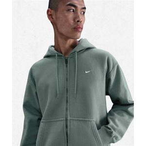 나이키 NIKE 솔로 스우시 풀집 플리스 후디 M - 클레이 그린 화이트 HV1085-364 2536958