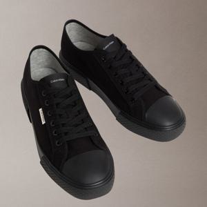 [캘빈클라인 진]남성 알바로 레이스업 캔버스 스니커즈 HM02121-0GN