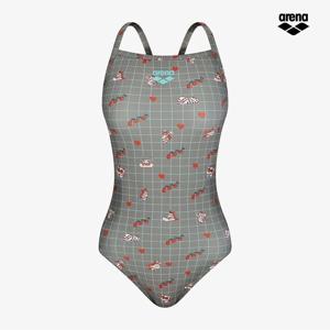 아레나 셔레이드쇼 원피스 더블 크로스 스트랩백 A6SL1LO14  MCA