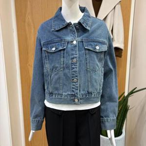 클리지 DP01 크롭 청 데님 자켓 CQ2WJK15