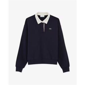 라코스테 25FW 여성 코듀로이 카라 스웻셔츠 SF240E-55N HDE(다크네이비) 350967