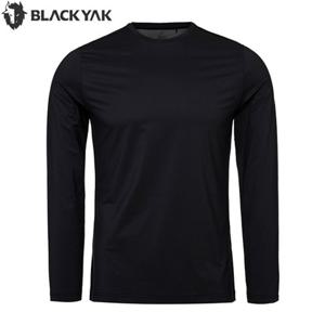 블랙야크 남성 여름 등산 아웃도어 긴팔티셔츠 아이스 라운드 베이스레이어1 1BYETMV003BK