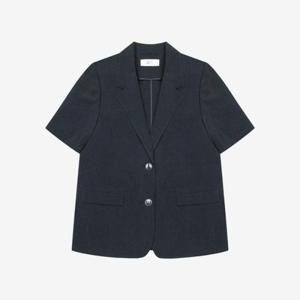 베스띠벨리 세이브존04 투버튼 롱 반팔 자켓 BKJAE21540