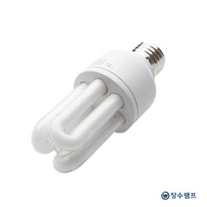 장수램프 삼파장 전구형 형광램프 EL 11W 주광색 욕실전구 화장실전구 현광등전구 형광등30W주백색 전구주광등
