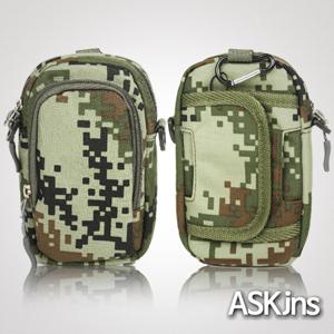 ASKjns 에스크진 스마트폰 멀티 파우치 디지털그린