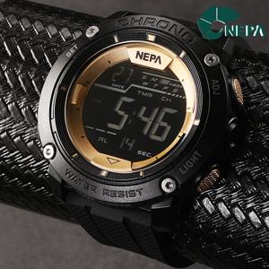 [네파] NEPA  방수 전자 스포츠 남성 남자 군인시계 N352-BLACK