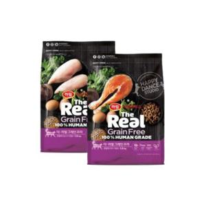 [하림펫푸드] 더리얼 캣 GF 크런치 3.2kg (닭고기+연어 어털트)