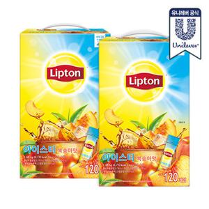 [무료배송] 립톤 아이스티 스틱 복숭아맛 14g x 120T x 2개